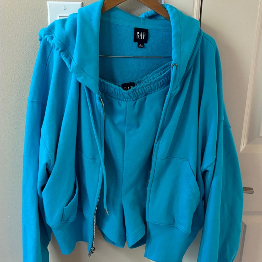 GAP Vibrant Blue Hoodie and Joggers Set